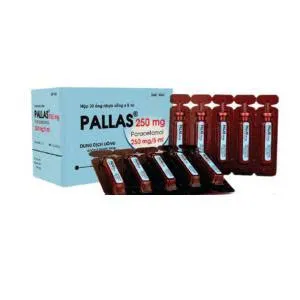 A.T Pallas 250mg - Hỗn Dịch Uống Giảm Đau Hạ Sốt Với Paracetamol An Toàn - Hộp 30 Ống 5ml